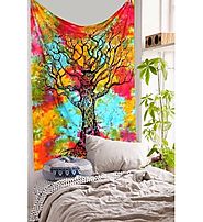 Decor your home with Tree of life wall hanging tapestry