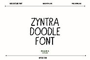 Zyntra Doodle Font Duo (Free Download) - ArtQo