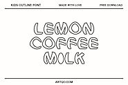 Lemon Coffee Milk Font - Free Download | ArtQo