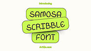 Samosa Scribble Font (Free Download) - ArtQo