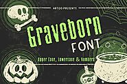 Graveborn Font - Halloween Themed Typeface - ArtQo