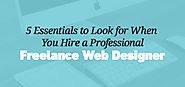5 Essentials When You Hire a Professional Freelance Web Designer