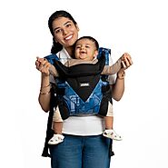 LittleBum Cold Waves Shoulder Baby Carrier with Detachable Hip Seat | LittleBum.in