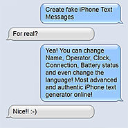 Create Fake iPhone Text Messages
