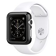 Apple Watch Case, Spigen® [Updated Version] [Thin Fit] Exact Fit [Smooth Black] Premium Matte Finish Hard Case for Ap...