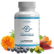 Science Genics iGenics Premium Eye Vitamins with AREDs 2+ Formula with 12 Natural, Vegan Ingredients, Non-GMO Mineral...