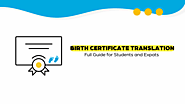 Birth certificate translation: full guide for students and expats