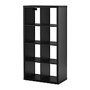 KALLAX Shelving unit - black-brown - IKEA