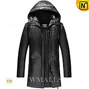 CWMALLS® Designer Hooded Trench Coat CW806103