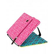 Stylish & Protective Pink Abstract Cotton Printed Ipad Case