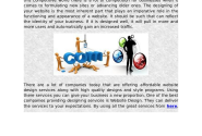 web designing services