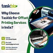 Why Choose Taskbiz for Offset Printing Services in India?