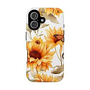 Sunflower & Monarch Garden - MagSafe iPhone 16 Series Case – BOGO Cases