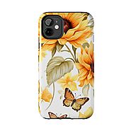Sunflower & Butterfly Bliss - iPhone 16 Series Case – BOGO Cases