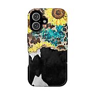 Rustic Sunflower Leopard Glam - MagSafe iPhone Series Case – BOGO Cases