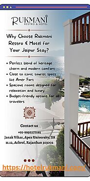 Why Choose Rukmani Restro & Hotel for Your Jaipur Stay?