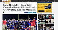 Game Highlights: Mountain View Wins Battle of Brown Road in 43-38 Win Over Red Mountain