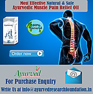 Ayurvedic Muscle Pain Relief Oil To Reduce Arthritis By AyurvedResearchFoundation.in
