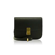 Celine Medium Classic Box Bag in Grained Leather @ $350.00 / Month