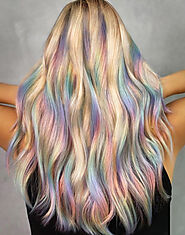 613 rainbow wig