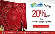 Online Indian Printed Wall Hangings Tapestry