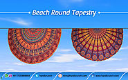 Amazing Beach Roundie Wall Hangings Tapestry
