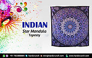 Indian Star Mandala Tapestry