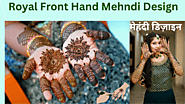 50 Best Royal Front Hand Mehndi Design in 2024