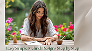 25+ Easy Simple Mehndi Designs Step by Step Henna Art Photo