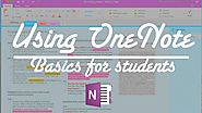 Using OneNote | Basics for students