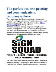 (http://www.signsquad.com.au/) Online Printing Services USA