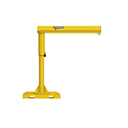 Portable Jib Cranes - Mobile Floor Jib Crane | Jib Crane Hoist