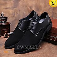 CWMALLS® Mens Lace-up Leather Derby Shoes CW716019