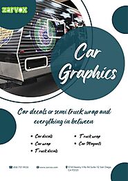 Zarvox Offers Best Car Graphics in San Diego