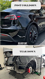 TESLA AUTO COLLISION REPAIRS IN NORTH HOLLYWOOD