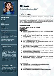 Technical Test Lead Resume Sample