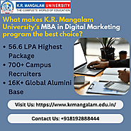 What Are the Top Digital Marketing Skills You Will Learn in the MBA Programme at K.R. Mangalam University?