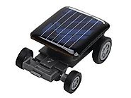 Lot 5 pcs Smallest Mini Solar Power Robot Toy Car Auto for Children Kids Funny