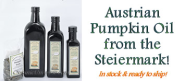 Styrian pumpkin seeds certified by Austria's Steiermark. Authentic Austrian Pumpkinseed Oil, GMO free Soap, and Organ...