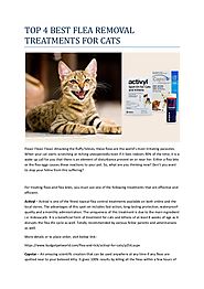 Top 4 best flea removal treatments for cats