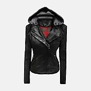 Luxoria Leather Bomber Jacket for women | Order Now