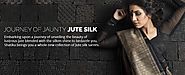 Buy Handloom Jute Silk Sarees online