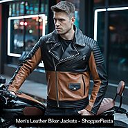 Shopperfiesta Men’s Leather Biker Jackets – Bold & Rugged for the Modern Rider