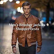 Shopperfiesta Men’s Bomber Jackets – Classic Comfort with a Timeless Appeal