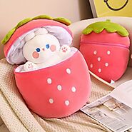 Strawberry Bunny Plush – kiddiefame