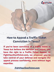 Appealing Your Traffic Ticket: Here's How