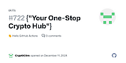{"Your One-Stop Crypto Hub"} · skills · Discussion #722 · GitHub
