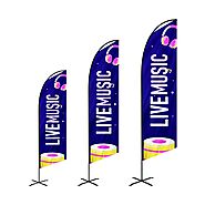 Wave Your Brand High with Custom Feather Flags