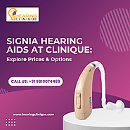 Affordable Signia Hearing Aid Price at Hearing Clinique