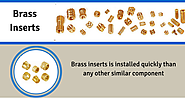 Brass inserts are most suitable brass products for 3D projects